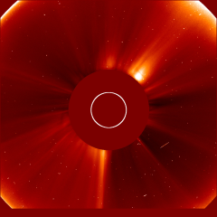 Image of solar wind