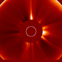 Image of solar wind