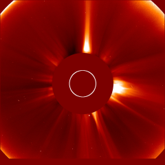 Image of solar wind