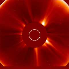 Image of solar wind