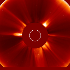 Image of solar wind