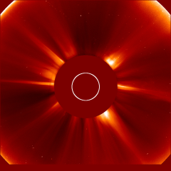 Image of solar wind