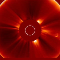 Image of solar wind