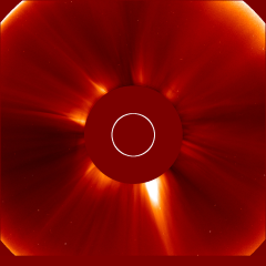 Image of solar wind