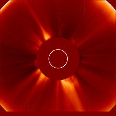 Image of solar wind