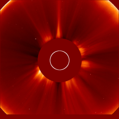 Image of solar wind