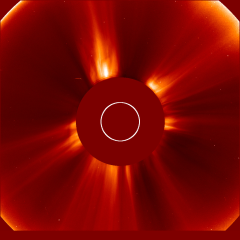 Image of solar wind