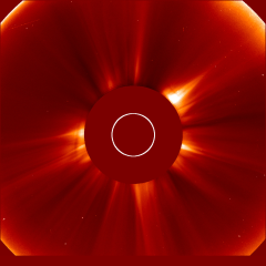 Image of solar wind