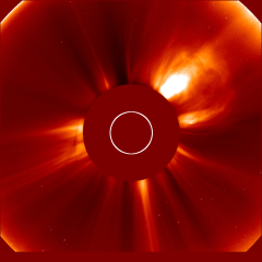 Image of solar wind