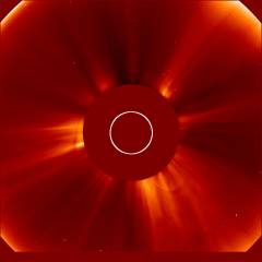 Image of solar wind