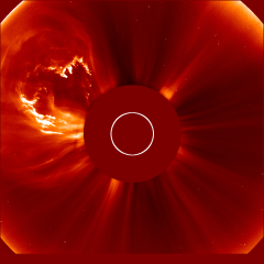 Image of solar wind