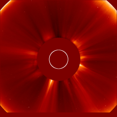 Image of solar wind