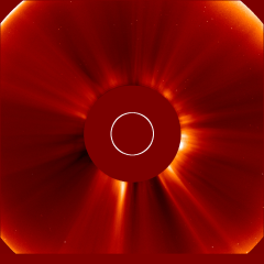 Image of solar wind