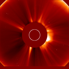 Image of solar wind