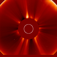 Image of solar wind