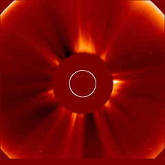 Image of solar wind