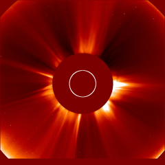 Image of solar wind