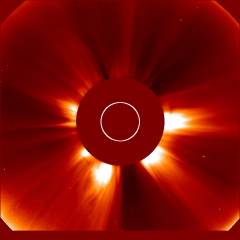 Image of solar wind