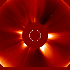 Image of solar wind