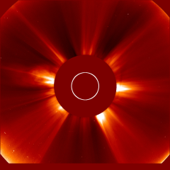 Image of solar wind