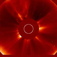 Image of solar wind