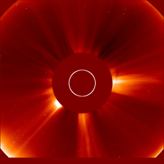 Image of solar wind