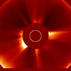 Image of solar wind