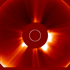 Image of solar wind