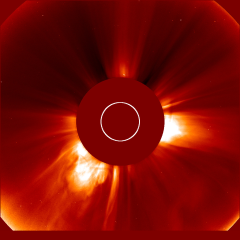 Image of solar wind