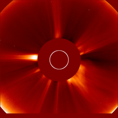 Image of solar wind