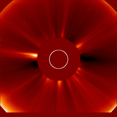 Image of solar wind