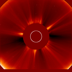 Image of solar wind