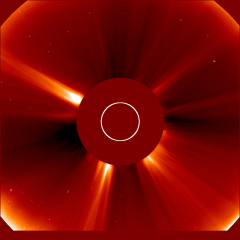 Image of solar wind