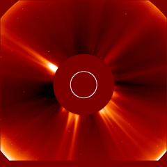 Image of solar wind