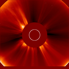 Image of solar wind