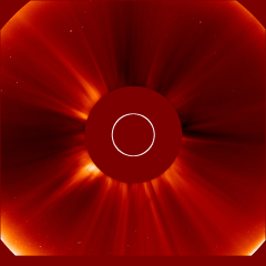 Image of solar wind