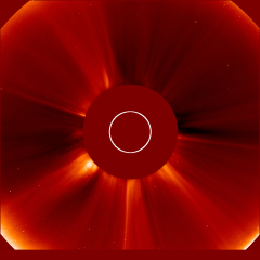 Image of solar wind