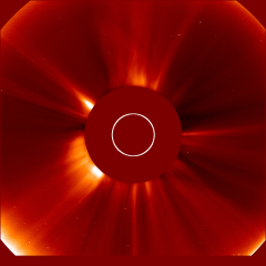 Image of solar wind