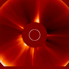 Image of solar wind