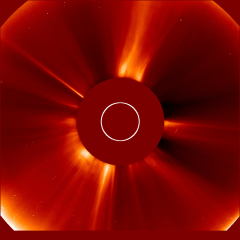 Image of solar wind