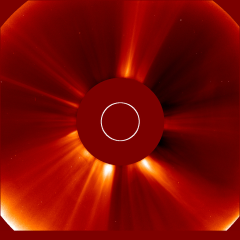 Image of solar wind