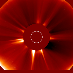 Image of solar wind