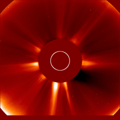 Image of solar wind