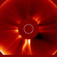 Image of solar wind