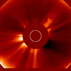 Image of solar wind