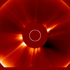 Image of solar wind