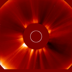 Image of solar wind