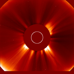 Image of solar wind