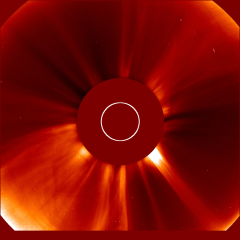 Image of solar wind