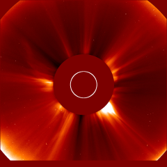 Image of solar wind